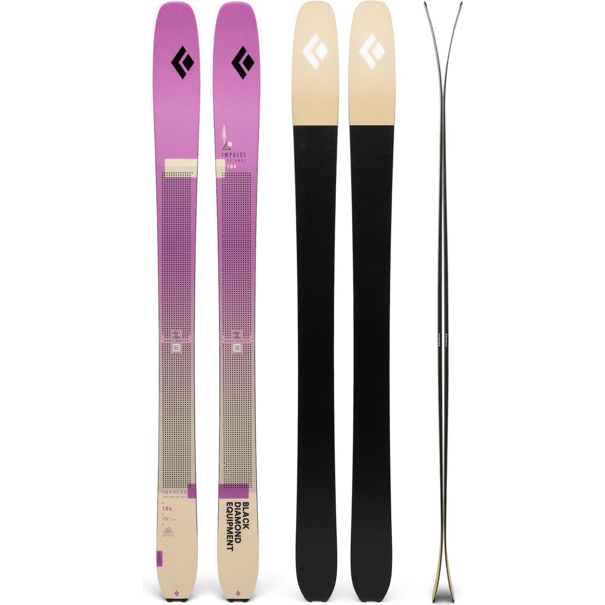 Black Diamond Impulse TI 104 Skis piton purple (5022) 172 BD11515750221721