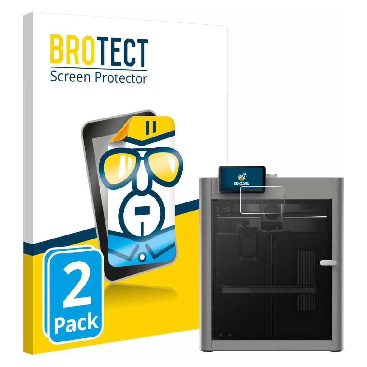 Brotect Schutzfolie für Bambu Lab P2S 3D Printer Displayschutz Displayschutzfolie Folie Klar Transparent (1860857)