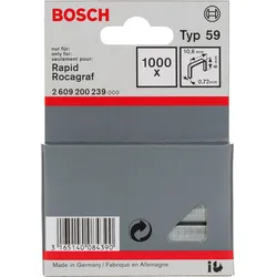 Bosch Feindrahtklammer Typ 68, 10,6mm breit - 2609200239