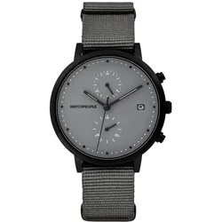 WATCHPEOPLE - COSMO NATO - schwarz - grau - grau / 40 MM