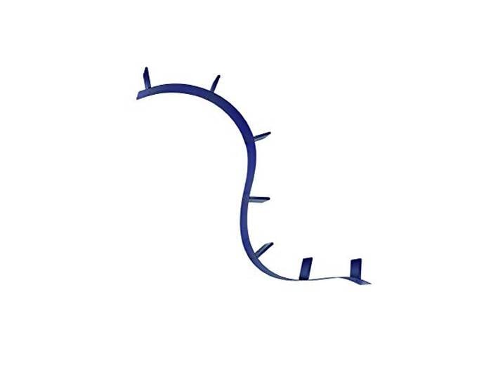 Kartell Bookworm Bücherschränke, Plastik, blau, 20 x 19 x 320 cm