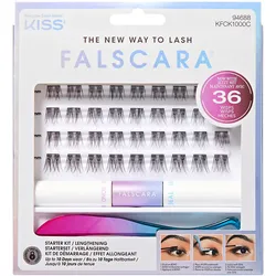 KISS Falscara Eyelash - Starter Kit (36 Stück)