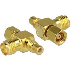 Delock Adapter SMC Buchse > SMC Stecker > SMA Buchse T-Stück