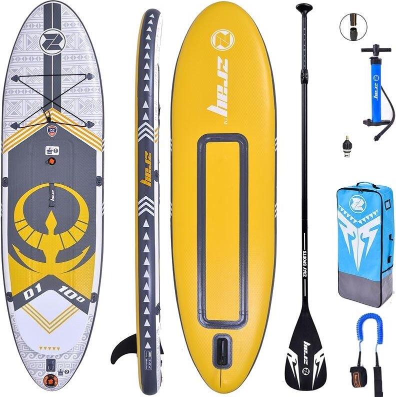 ZRAY D1 SUP Board Stand Up Paddle aufblasbar Surfboard Paddel 300x81x15cm