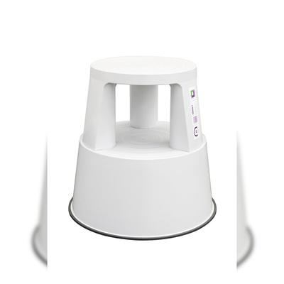 PROREGAL Kunststoff-Rolltritt | Höhe 44cm | Traglast 150kg | inkl. 3 Federrollen | Kunststoff | rutschfeste Standfläche