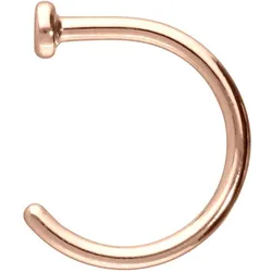 14/18 Karat Gold Nasenring offen PLATTE