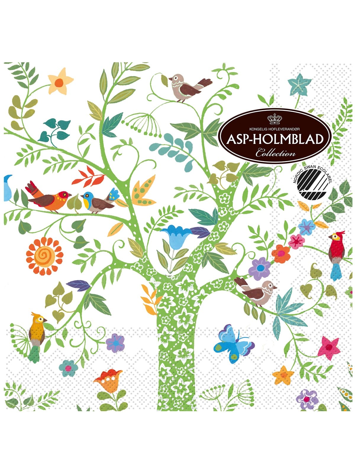 Asp-Holmblad Servietten "TREE OF LIFE"