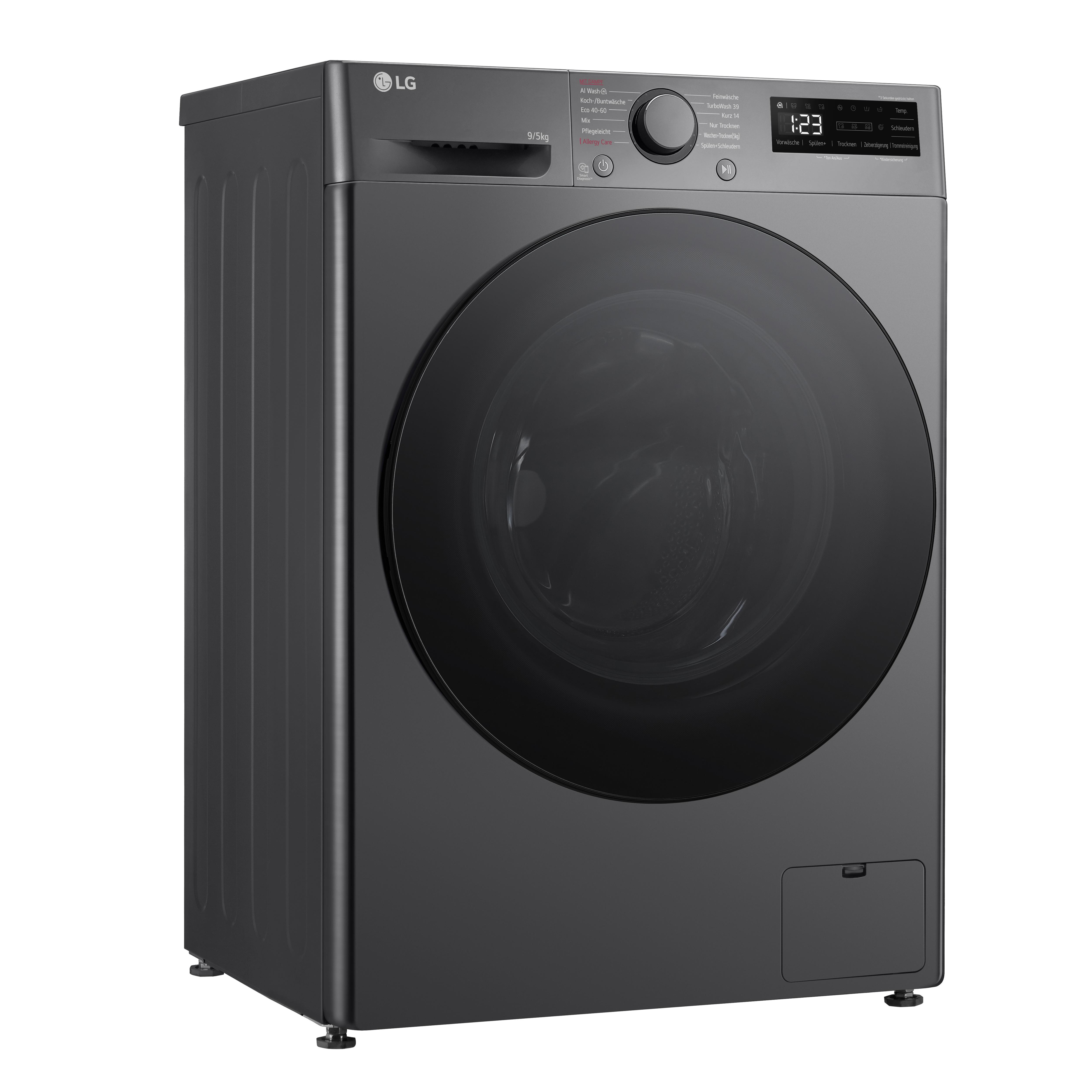 LG V5WD95SLIMB Serie 5 Waschtrockner 9 kg / 5 kg, 1200 U/min., EEK: E