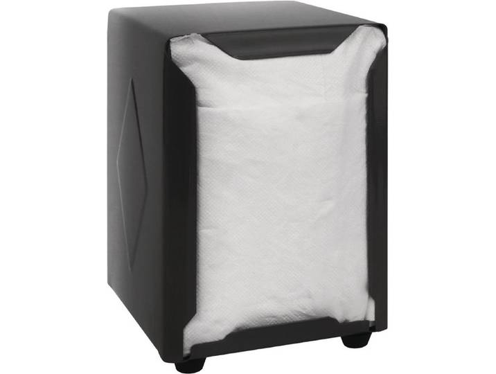 Olympia RVS servettendispenser zwart