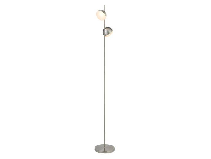 LED Stehleuchte, Silber, Edelstahl, H 142 cm, TULLY