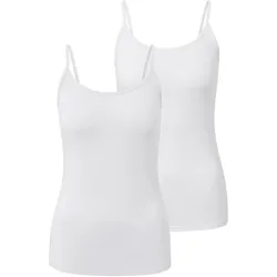Tchibo - 2 Spaghetti-Hemdchen - Damen - Gr. XXL - weiß