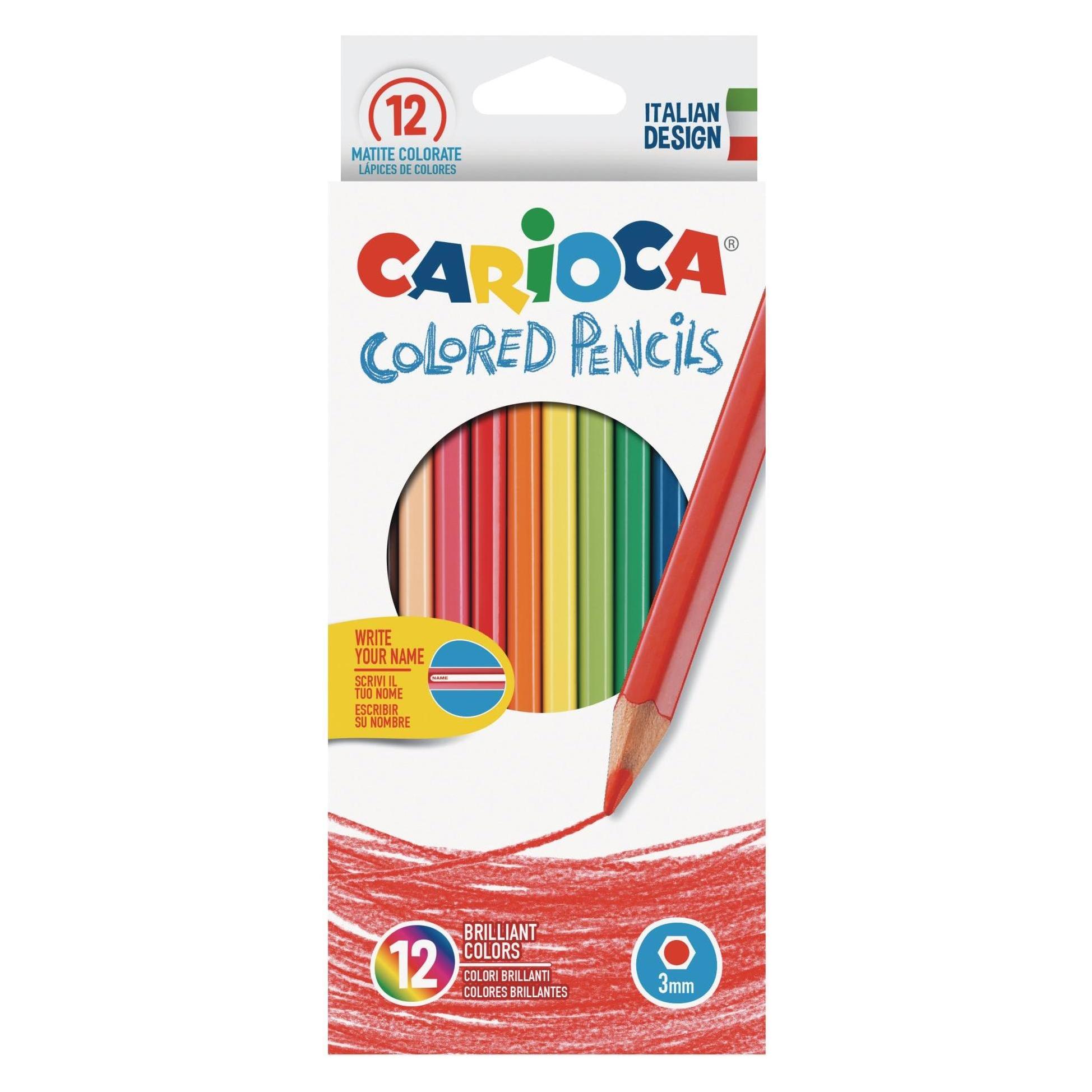 Carioca Farbstift Hexagonal (12x) (40380)