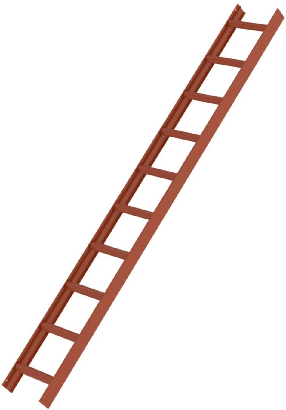 MUNK Dachleiter rot-braun 10 Sprossen (011206)
