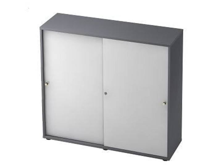 Cantus Schiebetürenschrank PROFI, Graphit, Holznachbildung