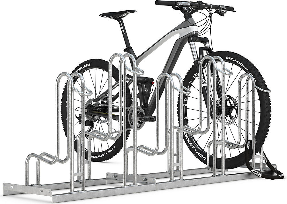 Standparker, einseitig, Reifenbreite bis 55 mm, 4 Stellplätze WSM