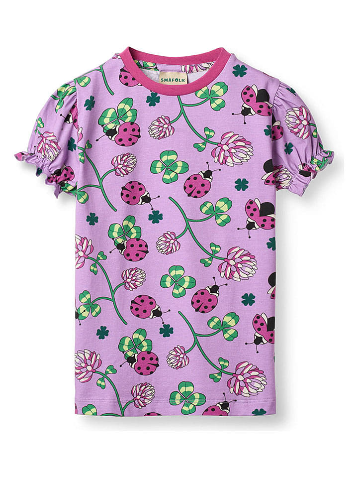 Småfolk Shirt "Rubinette" in Lila - 104/110