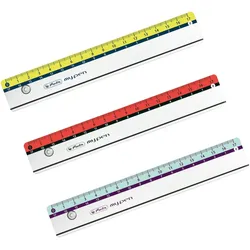 herlitz Lineal my.pen Kunststoff 17cm farbig sortiert