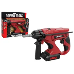 Bohrmaschine für Heimwerker, rot, Akku-Bohrmaschine