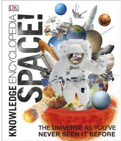 Dorling Kindersley DK Knowledge Encyclopedia Space The Ultimate Space & Astronomy Reference Guide for Kids and Families - Planets, Stars, Galaxies & the Universe Explain