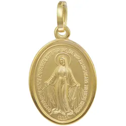 trendor 35771 Madonna Milagrosa Gold-Anhänger 333/8 Karat 16 mm