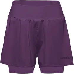 Gore Wear, Damen, Outdoorhose, Concurve 3-Inch 2in1 (XL), Violett