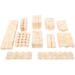 200 small foot Holzbausteine