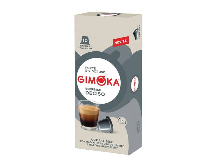 GIMOKA Nespresso Compatible Capsules DECISO 10 capsules 55 g