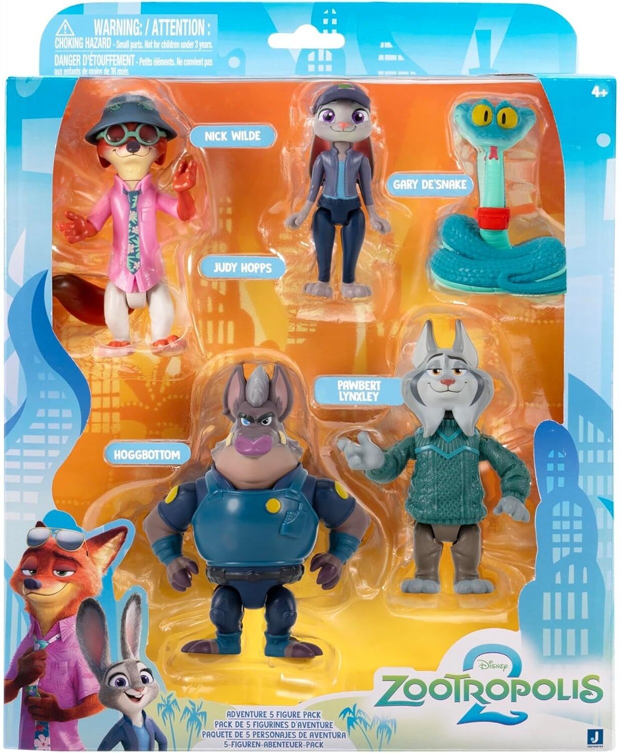 Disney’s Zootropolis 2 Adventure 5-Pack - Articulated 3” Figures by Jazwares