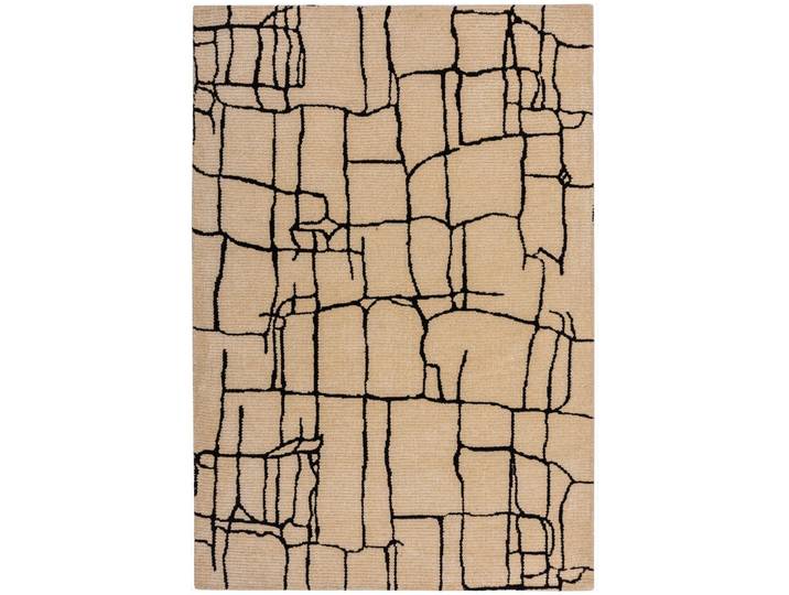 Teppich Gruki natur Symmetrie Polyester 120 x 170 cm