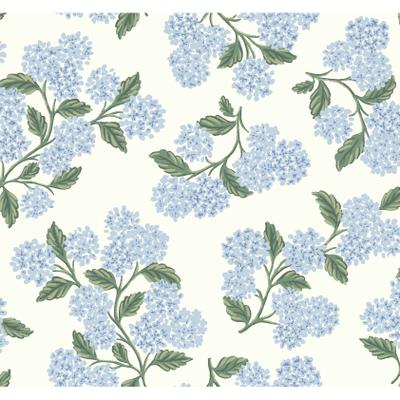 Rifle Paper Co.Hydrangea Blue & White Wallpaper