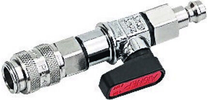 jumtec Robinet à bille emboîtable NW5 Raccord ouvert / Mamelon NW5 (1081022)