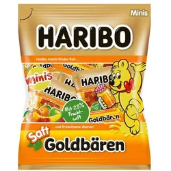 Haribo Fruchtgummi »Mini Saft Goldbären« 14 Einzelportionen