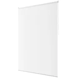 Basic Duschrollo 120x240 cm breit Modell Uni weiss Duschvorhang