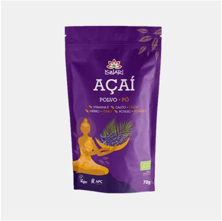 ISWARI ACAI LIOFILIZADO EM PO S/ GLUTEN 70g