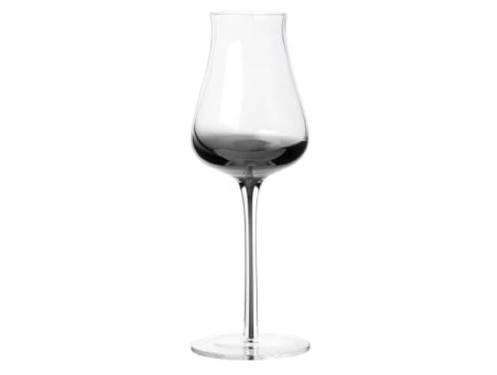 Broste Copenhagen Smoke Spirituosen Glas klar/grau 0,15l 4er Set