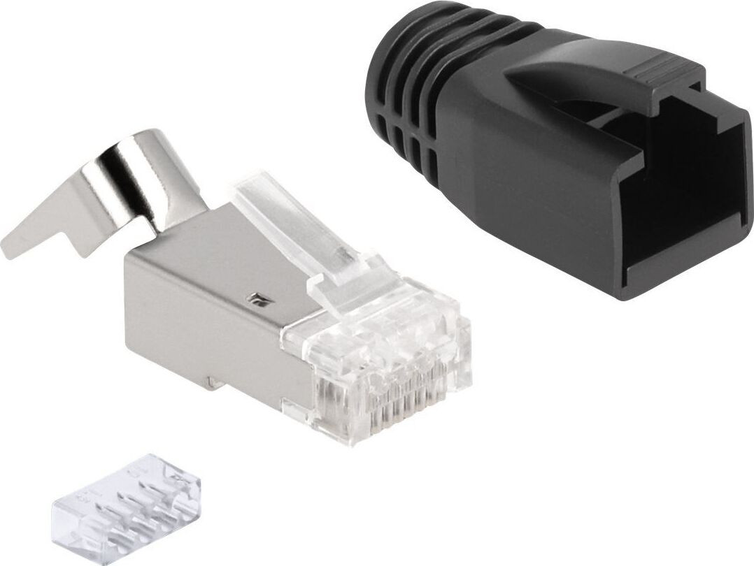 Delock 66903 RJ45 Modulaire Stekkers Cat.6A en Cat.7 set van 25 stuks