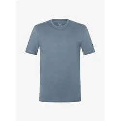 Super Natural, Herren, Funktionsshirt, Merinoshirt Super.natural Sierra140 Tee - stormy weather (L), Blau