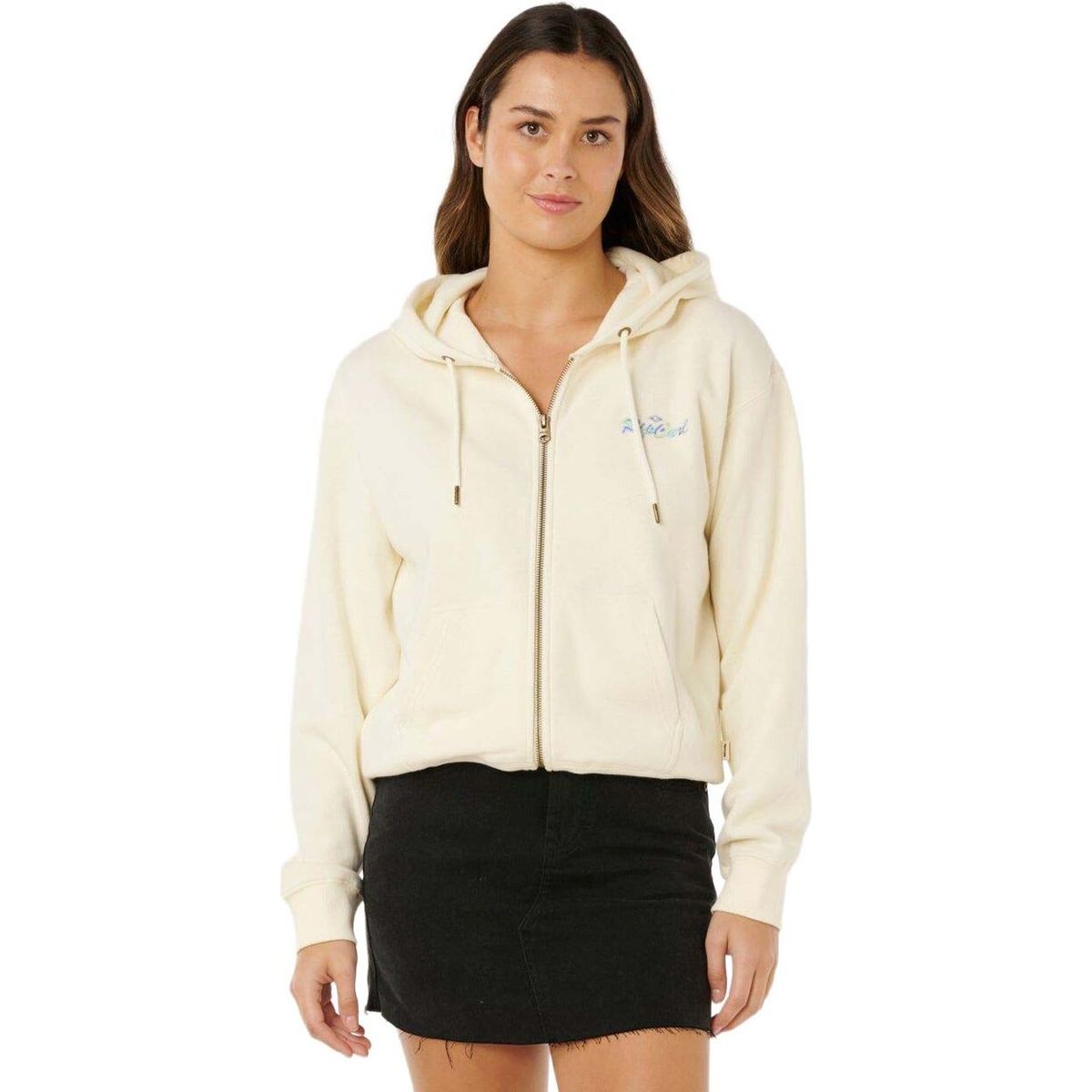 RipCurl LAY DAY Relaxed Zip Through bone (3021) L 0BDWFL-3021-L