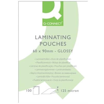Folientasche 60x90mm 2x125mym 100 Stück Visitenkarten