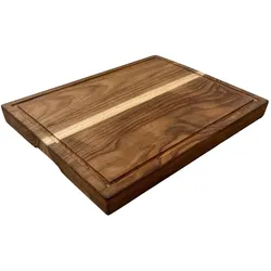 Basic Culinair Teak-Schneidebrett, Schneidebrett, Braun