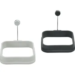LURCH Eiformer Quadrat 2er Set - anthrazit|grau