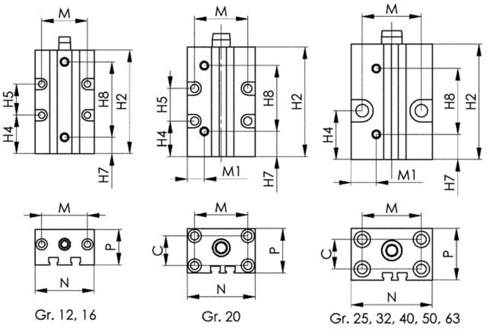 AMF Gabelspanneisen DIN 6315B abgeschrägt Nut 14 mm Länge 125 mm (70490)
