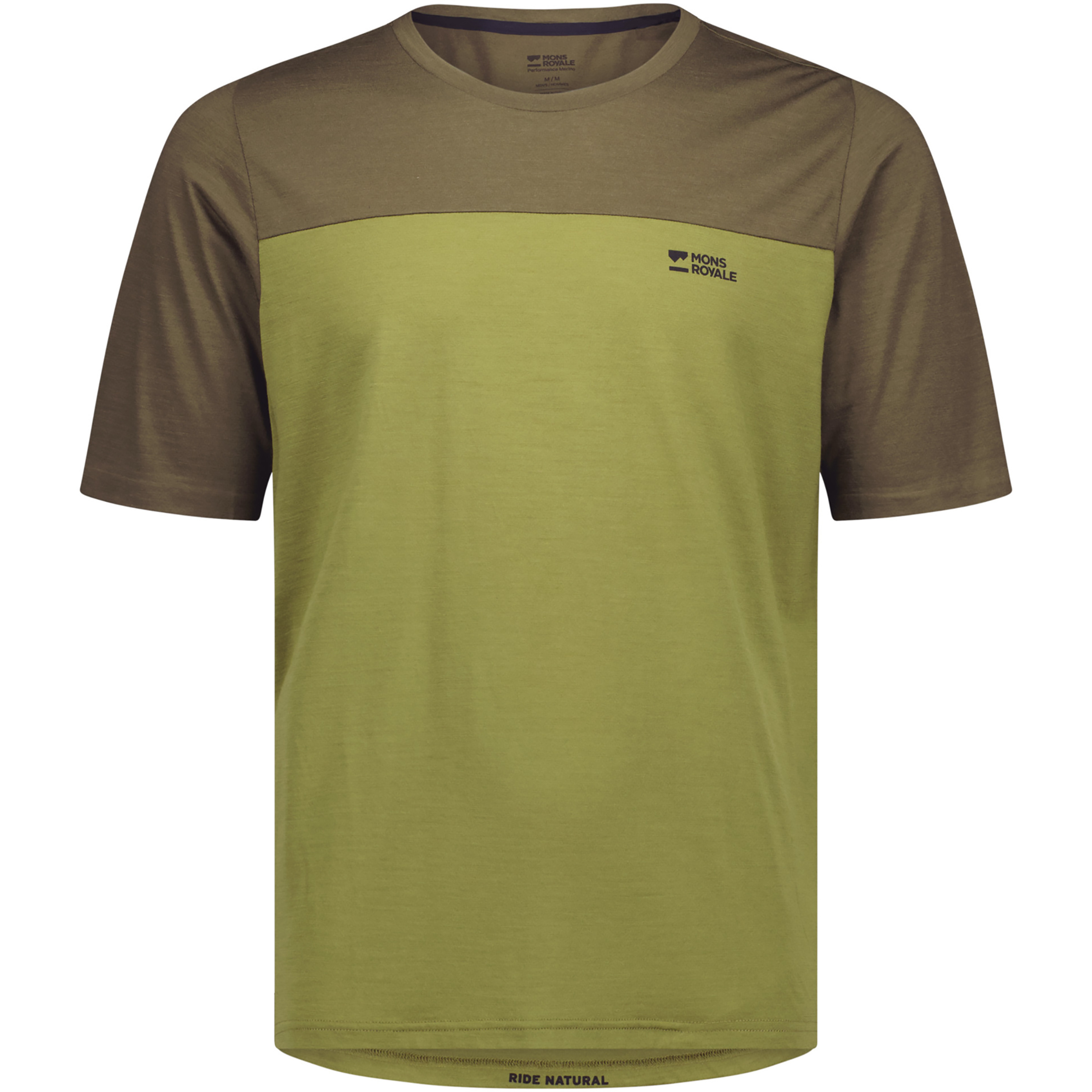Mons Royale Diversion Merino Bike Herren T-Shirts gruen Größe XL Mountainbike Atmungsaktiv Merinowolle