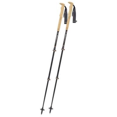 Komperdell - Carbon Cloud Zero Compact - Trekkingstöcke Länge 90-120 cm braun