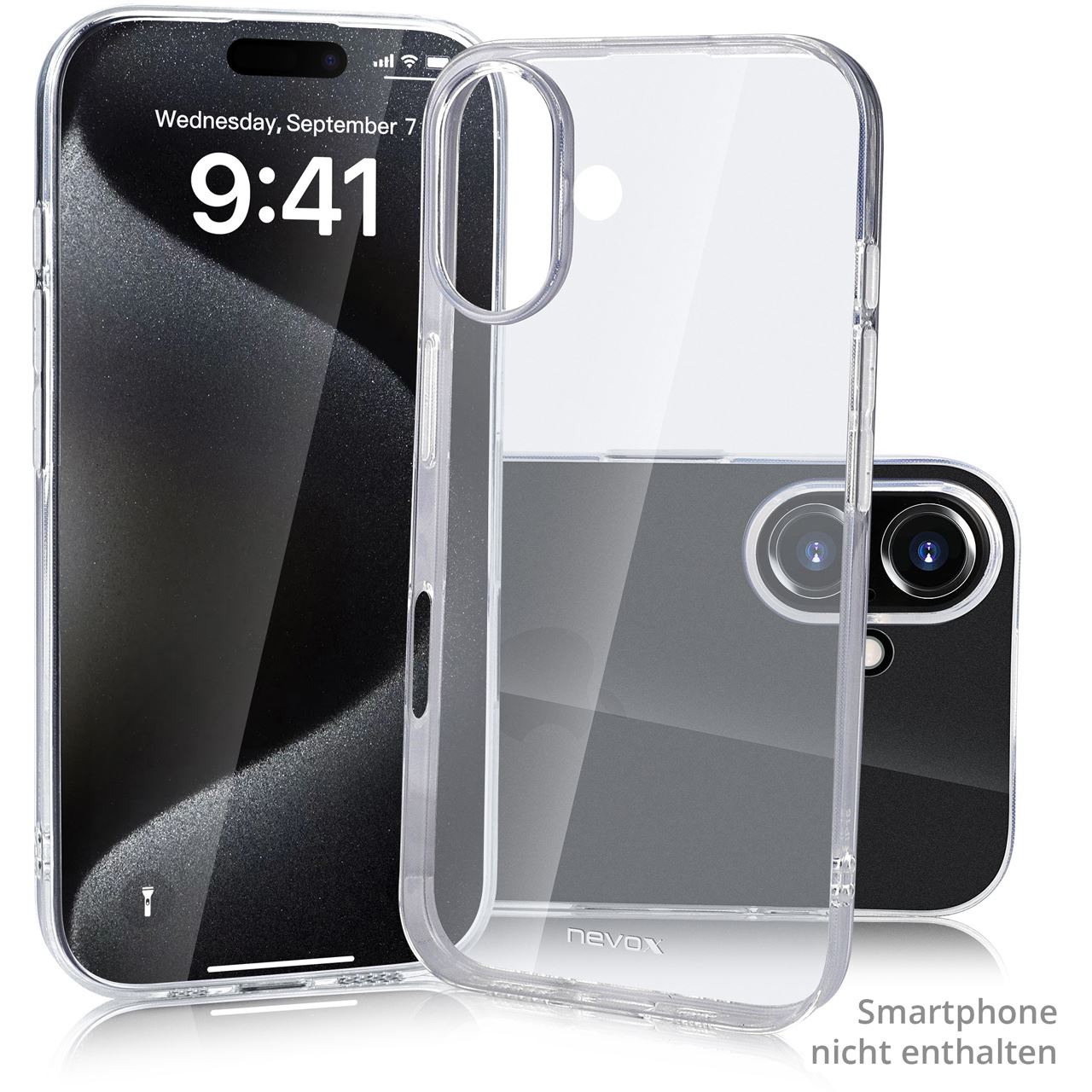 Nevox StyleShell Flex iPhone 16 Plus transparent