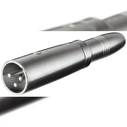 Goobay 27454 XLR Adapter, AUX Klinke 6,35 mm Buchse zu XLR Stecker - XLR-Stecker (3-Pin) > Klinke 6,35 mm Buchse (2-Pin, mono)
