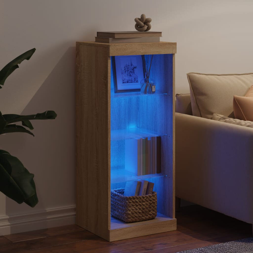 Metro Bashirah 41cm Sideboard Sonoma Oak 100cm H X 41cm W X 37cm D