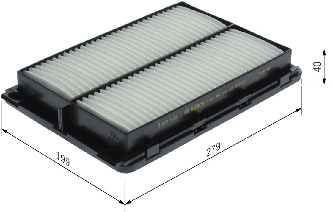 luftfilter BOSCH F 026 400 828