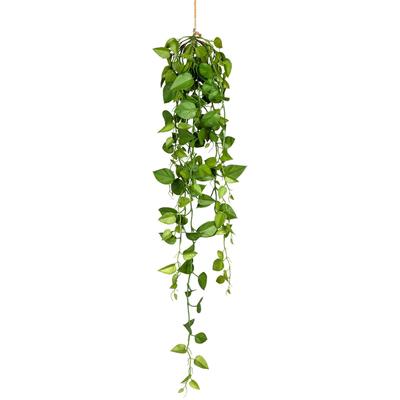 Kunstranke CREATIV GREEN "Philodendron-Hängezopf", grün, H:95cm, Kunststoff, Kunstpflanzen
