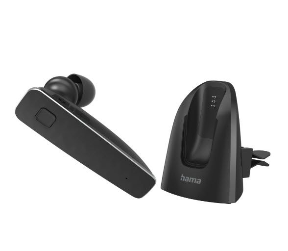 Hama In-Ear Bluetooth Kopfhörer kabellos 6 h Laufzeit 184110 MyVoice2100 (Schwarz) 00184110